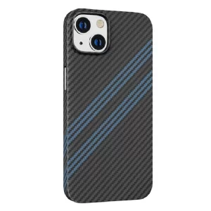 Чехол Hoco Cave Slim Kevlar Apple iPhone 14 Plus [Black-Blue]
